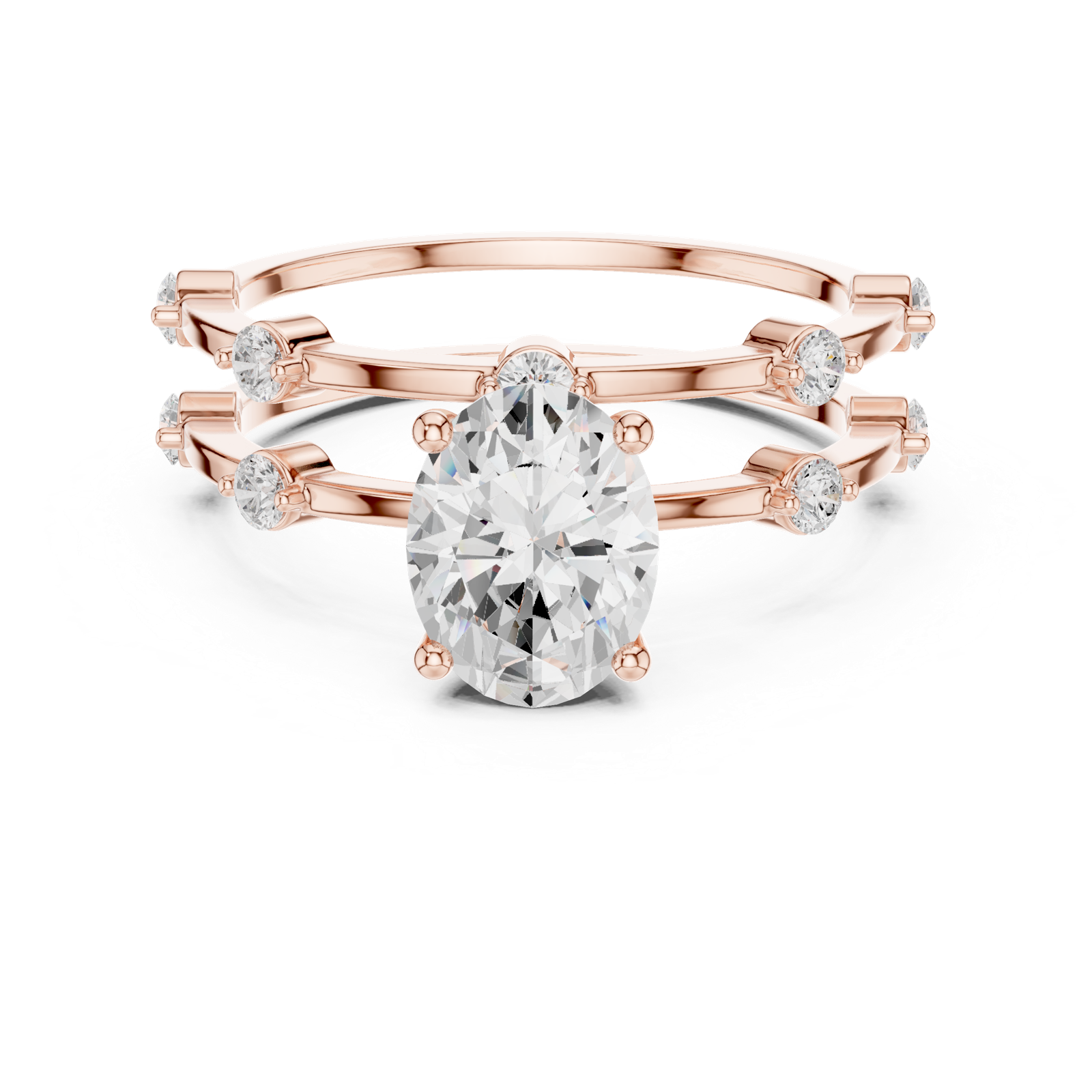 Gold Ring SBWR(24), Rose Gold, view 4