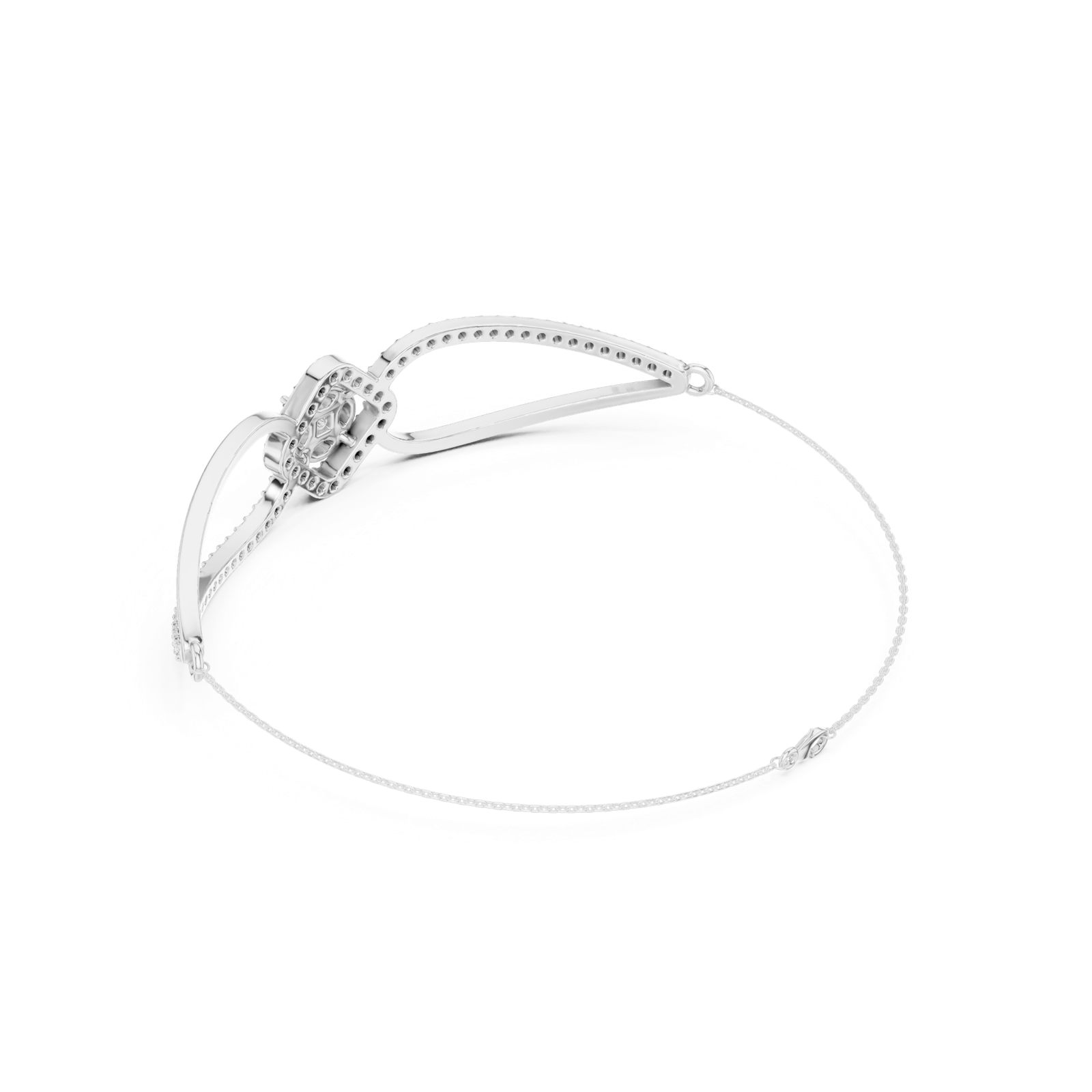 Gold Bracelet SBWB (16), White Gold, view 2