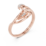 Gold Ring 1 (210), Rose Gold, view 2