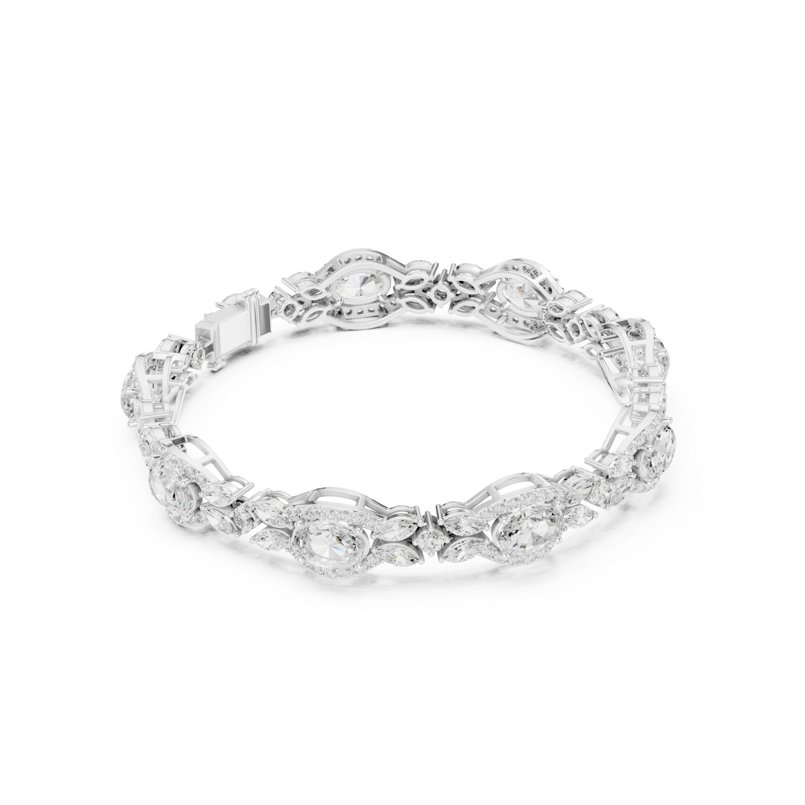Gold Bracelet SBWB (33), White Gold