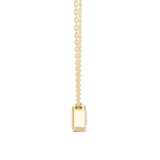 Gold Jewelry DDPO-007, Radiant center stone, Yellow Gold