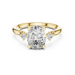 Gold Ring DDLR-164, Yellow Gold, view 4