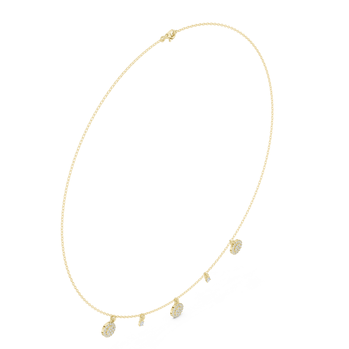 Gold Necklace SBWN (1), Yellow Gold, view 1