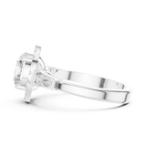 Gold Ring DDLR-342, White Gold, view 3
