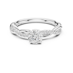 Gold Ring DDLR-589, White Gold