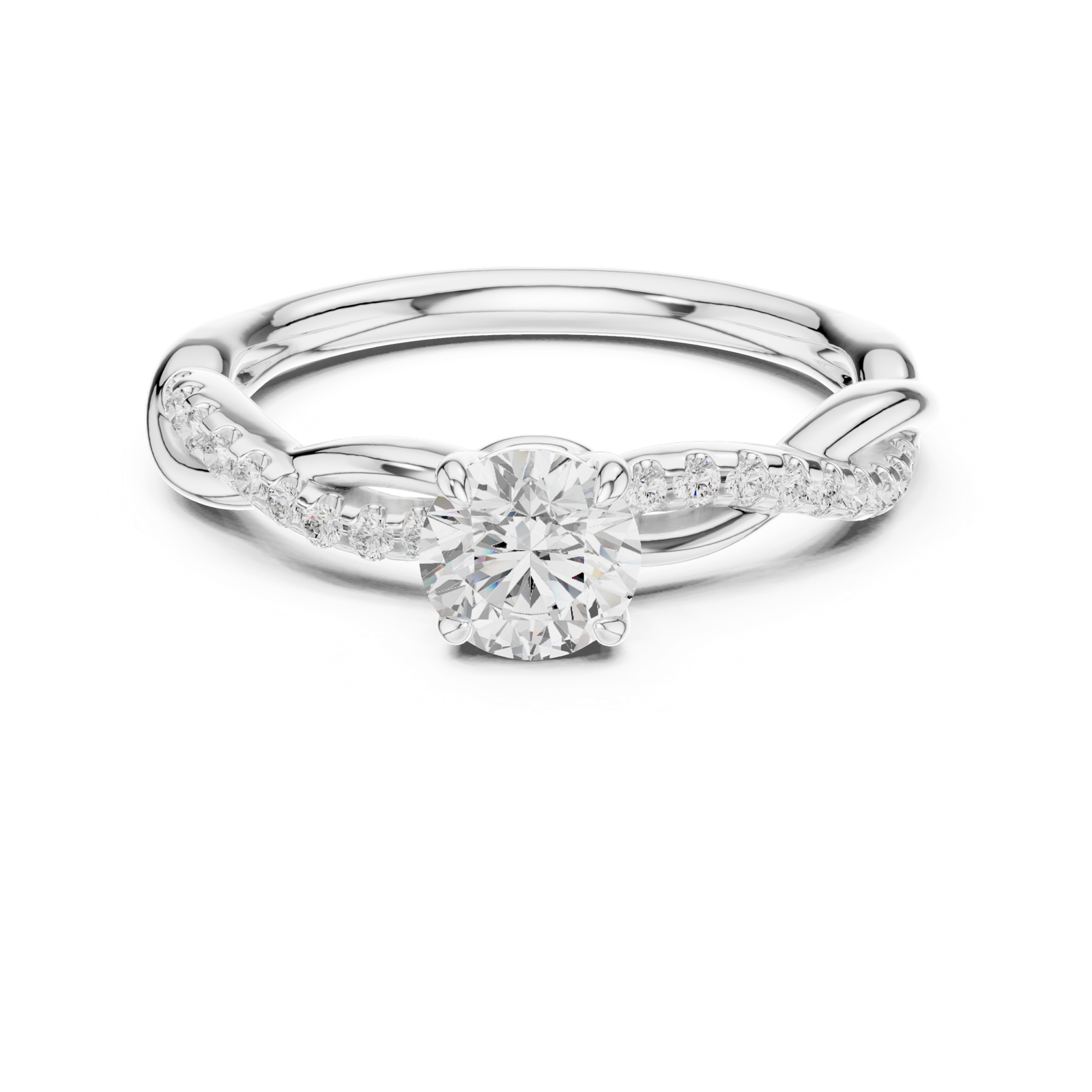 Gold Ring DDLR-589, White Gold