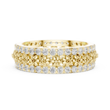 Gold Ring R40, Yellow Gold, view 3