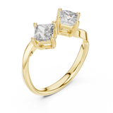 Gold Ring L03-463, Yellow Gold, view 2