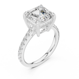 Gold Ring DDLR-1031, White Gold, view 2