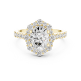 Gold Ring DDLR-351, Yellow Gold, view 4