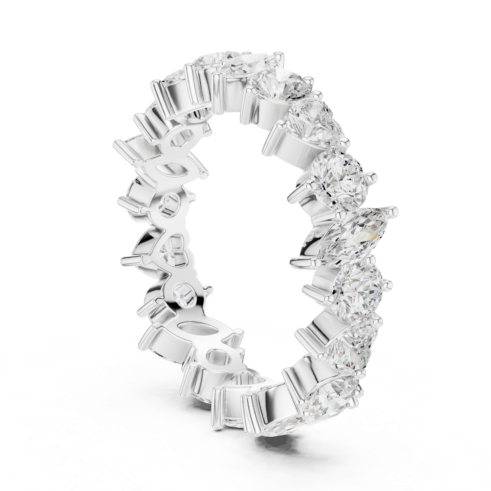 Gold Ring DDLR-371, White Gold