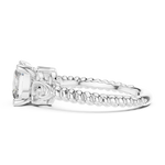Gold Ring DDLR-049, White Gold, view 3