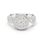 Gold Ring DDLR-757, White Gold