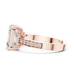 Gold Ring LR-0069, Rose Gold, view 3