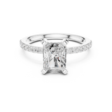 Gold Ring DDLR-891, White Gold, view 4