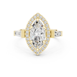 Gold Ring DDLR-342 MQ1, Yellow Gold, view 4