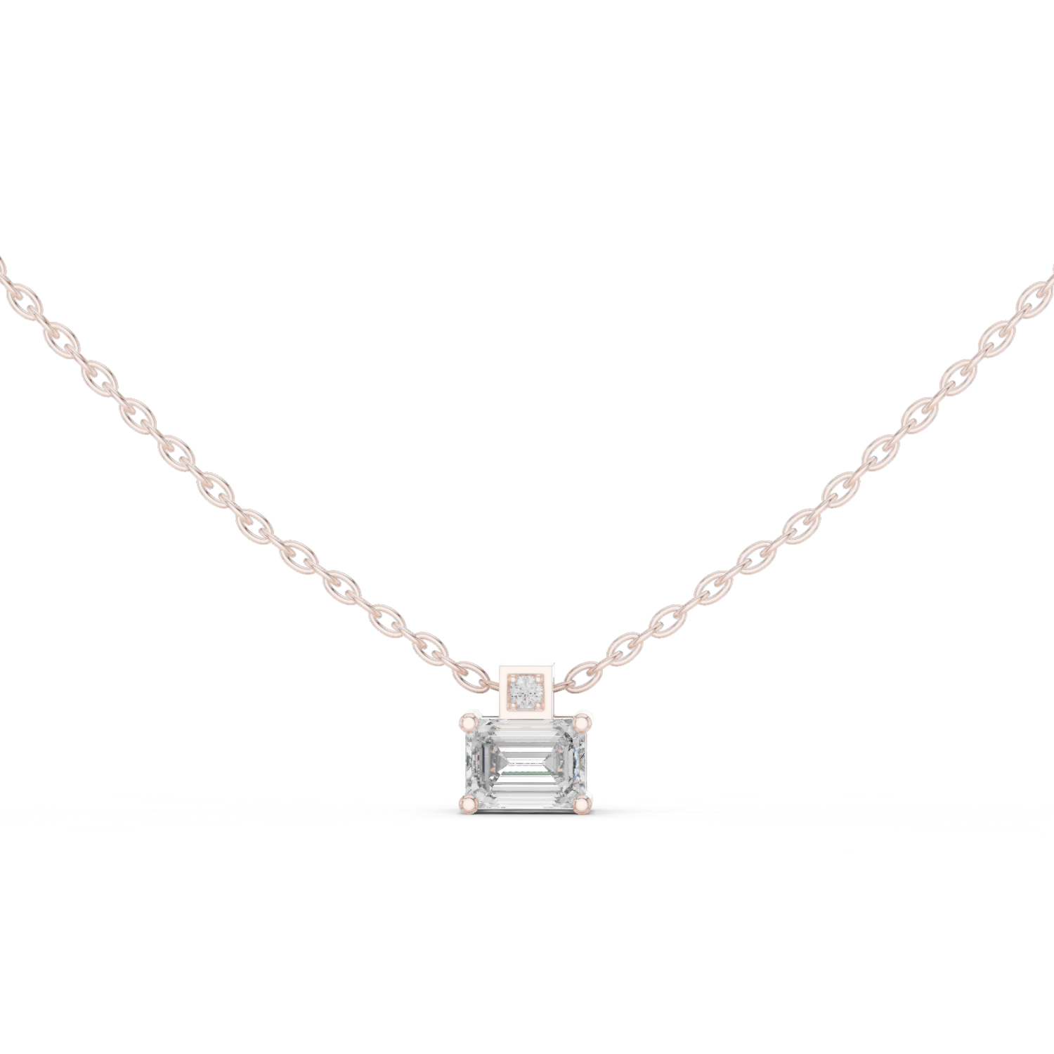 Gold Pendant GPD-0013, Rose Gold