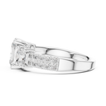 Gold Ring DDLR-717, White Gold, view 3