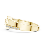 Gold Ring LR-01 (48), Yellow Gold, view 3