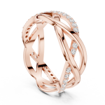Gold Ring L22-R8, Rose Gold, view 1