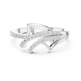 Gold Ring LR-01 (77), White Gold, view 4