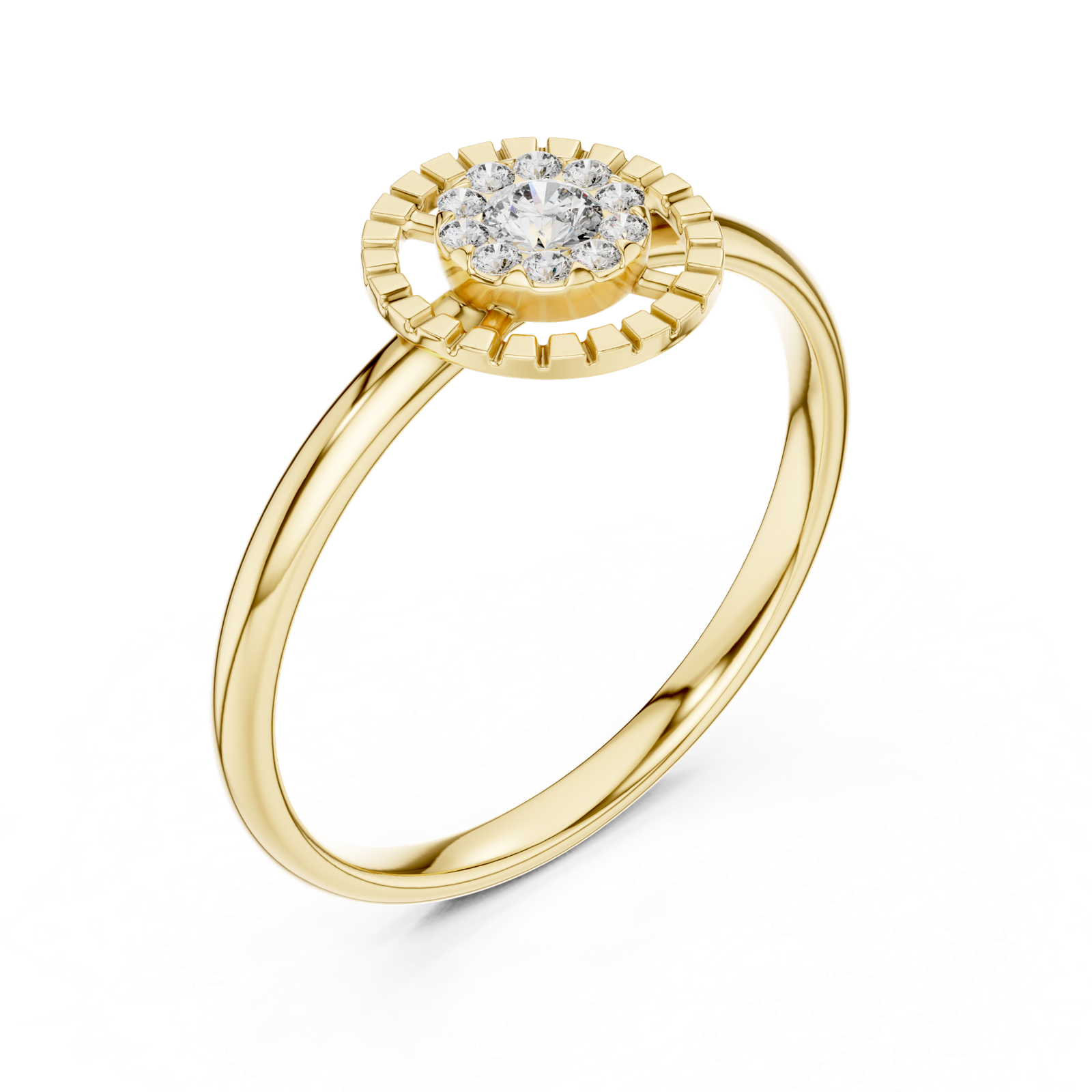Gold Ring 1 (266), Yellow Gold, view 2