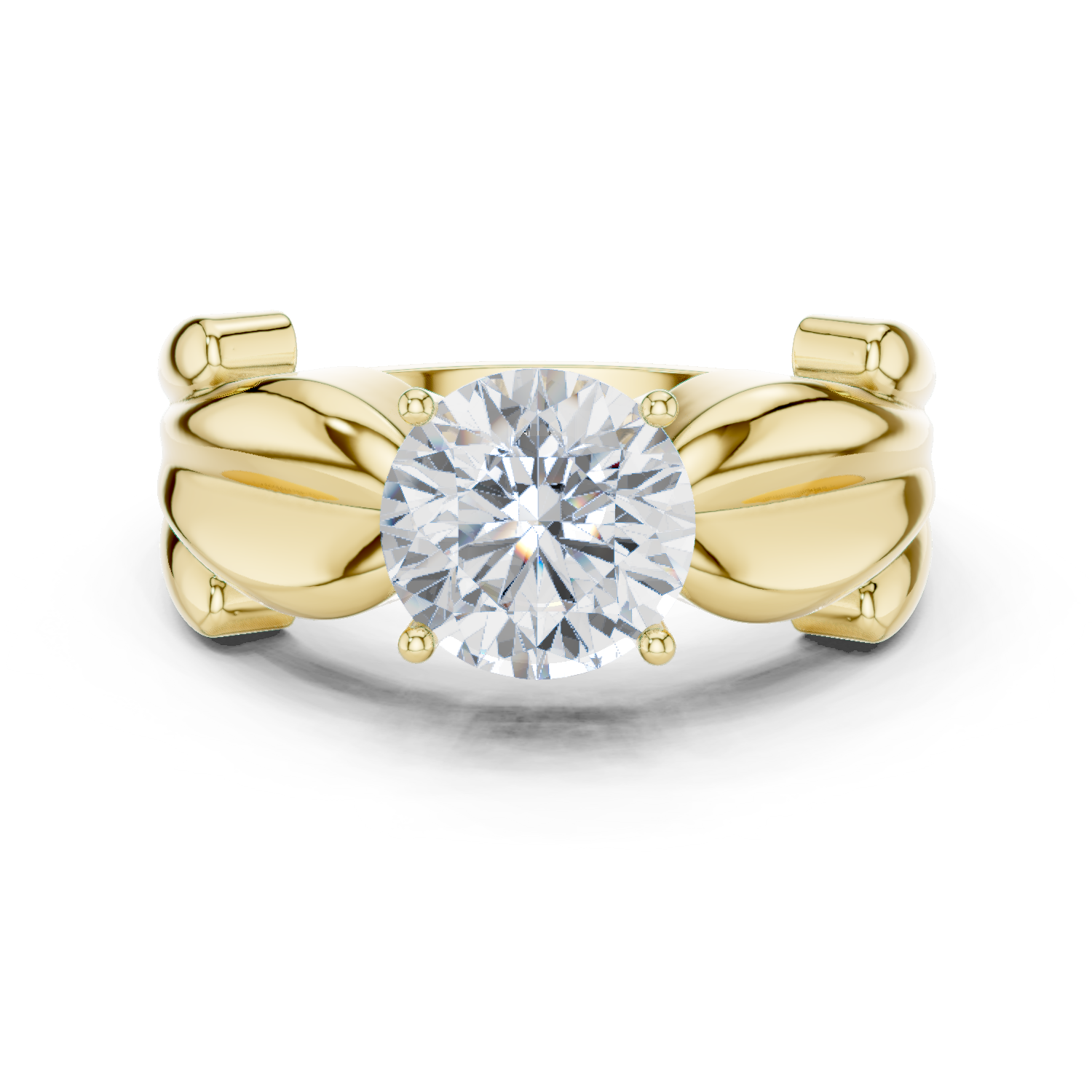 Gold Ring DDLR-828, Yellow Gold