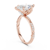 Gold Ring DDLR-964, Rose Gold