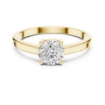Gold Ring ALR-28, Yellow Gold, view 4