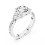 Gold Ring DDLR-264, White Gold, view 2