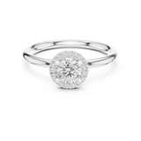 Gold Ring LR-0215, White Gold, view 4