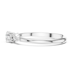 Gold Ring HLR-89, White Gold, view 3