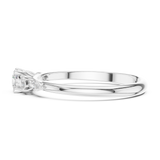Gold Ring HLR-89, White Gold, view 3