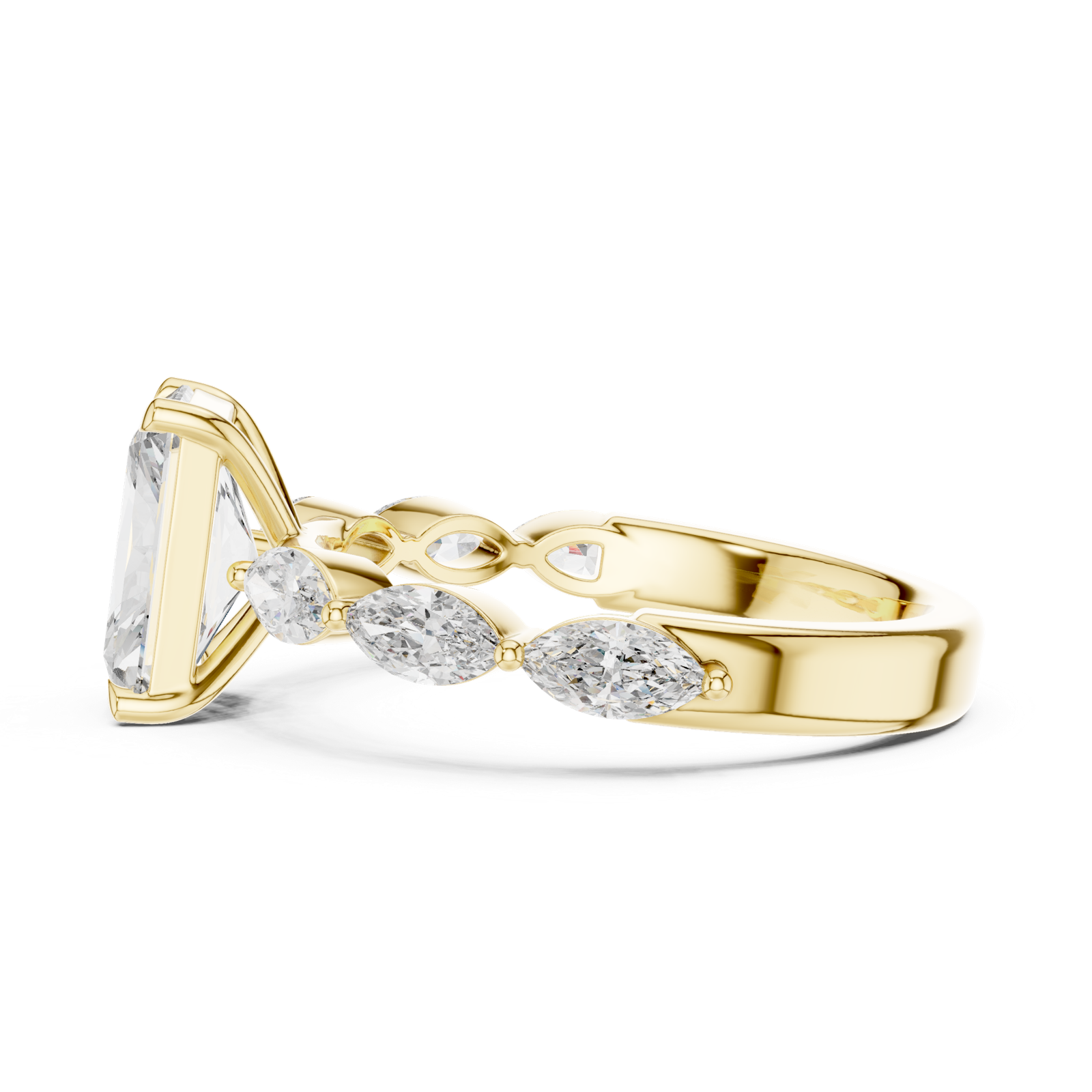 Gold Pendant 9-10040L_SS10, Yellow Gold, view 3