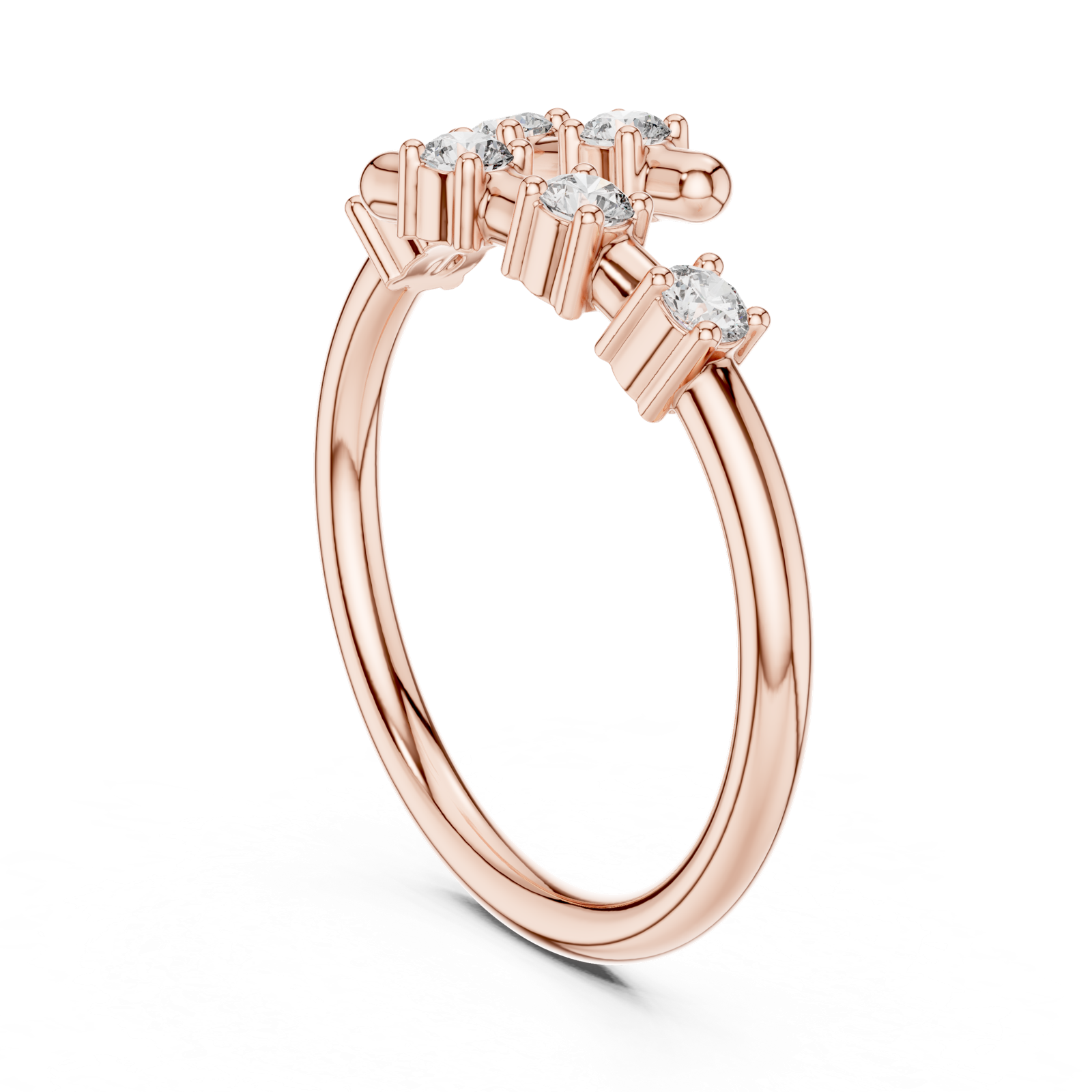 Gold Ring L28-15, Rose Gold