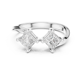 Gold Ring DDLR-489, White Gold, view 4