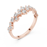 Gold Ring DDLR-380, Rose Gold, view 2