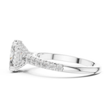 Gold Ring DDLR-249, White Gold, view 3