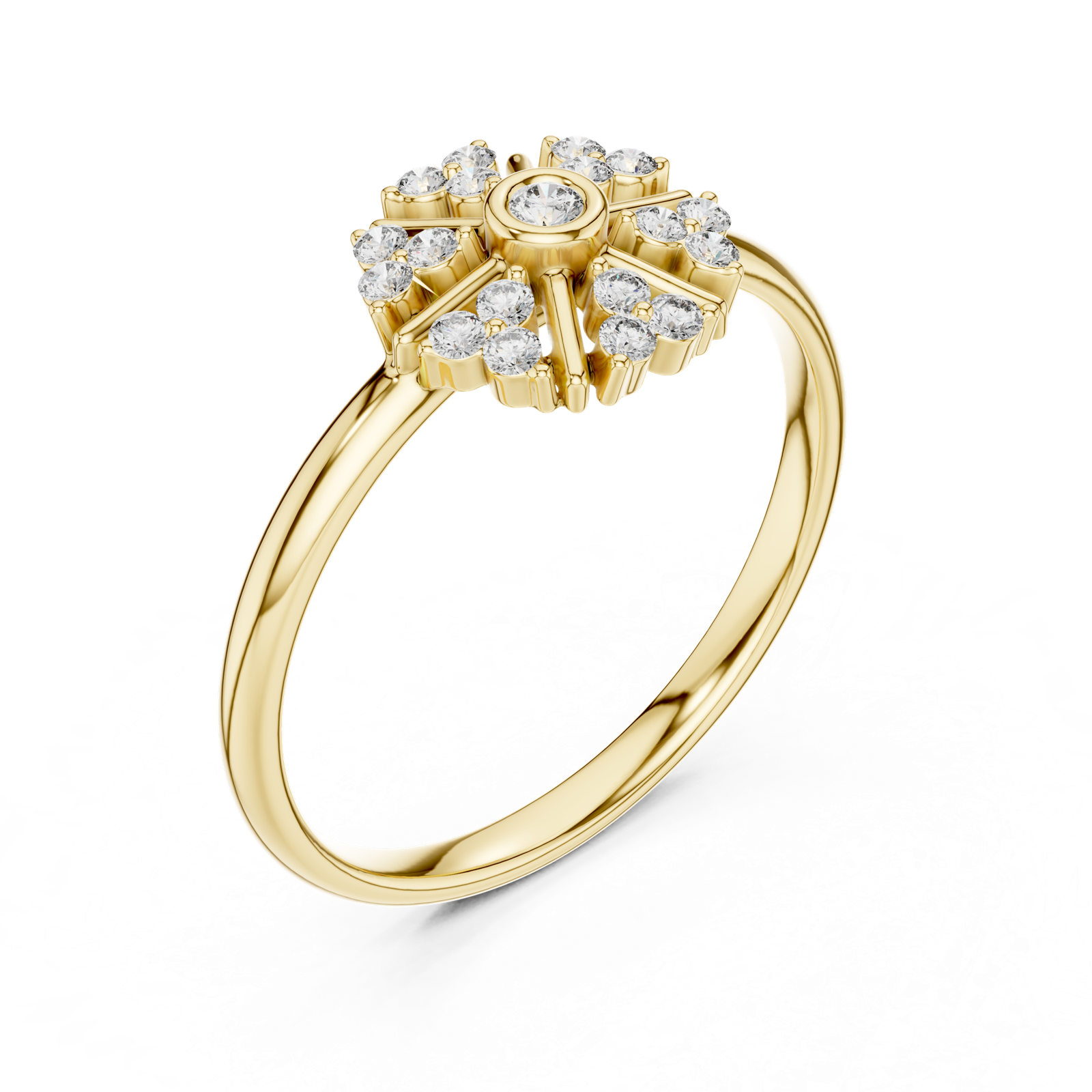 Gold Ring 1 (413), Yellow Gold, view 2