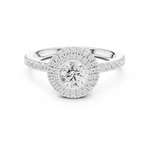 Gold Ring LR-0246, White Gold