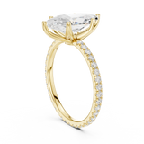 Gold Jewelry L36-16, Marquise center stone, Yellow Gold, view 1