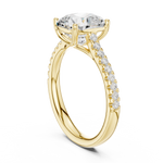 Gold Ring DDLR-728, Yellow Gold, view 1