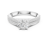 Gold Ring LR-0326, White Gold