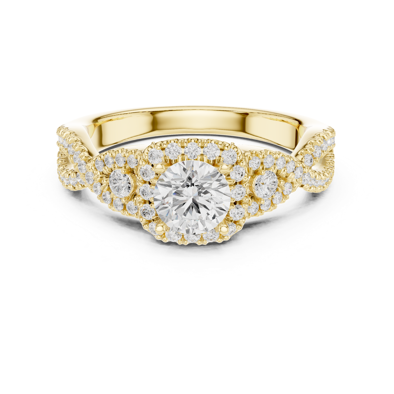 Gold Ring LR-0223, Yellow Gold