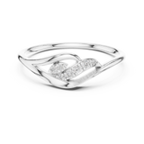 Gold Ring 12-10032@L, White Gold