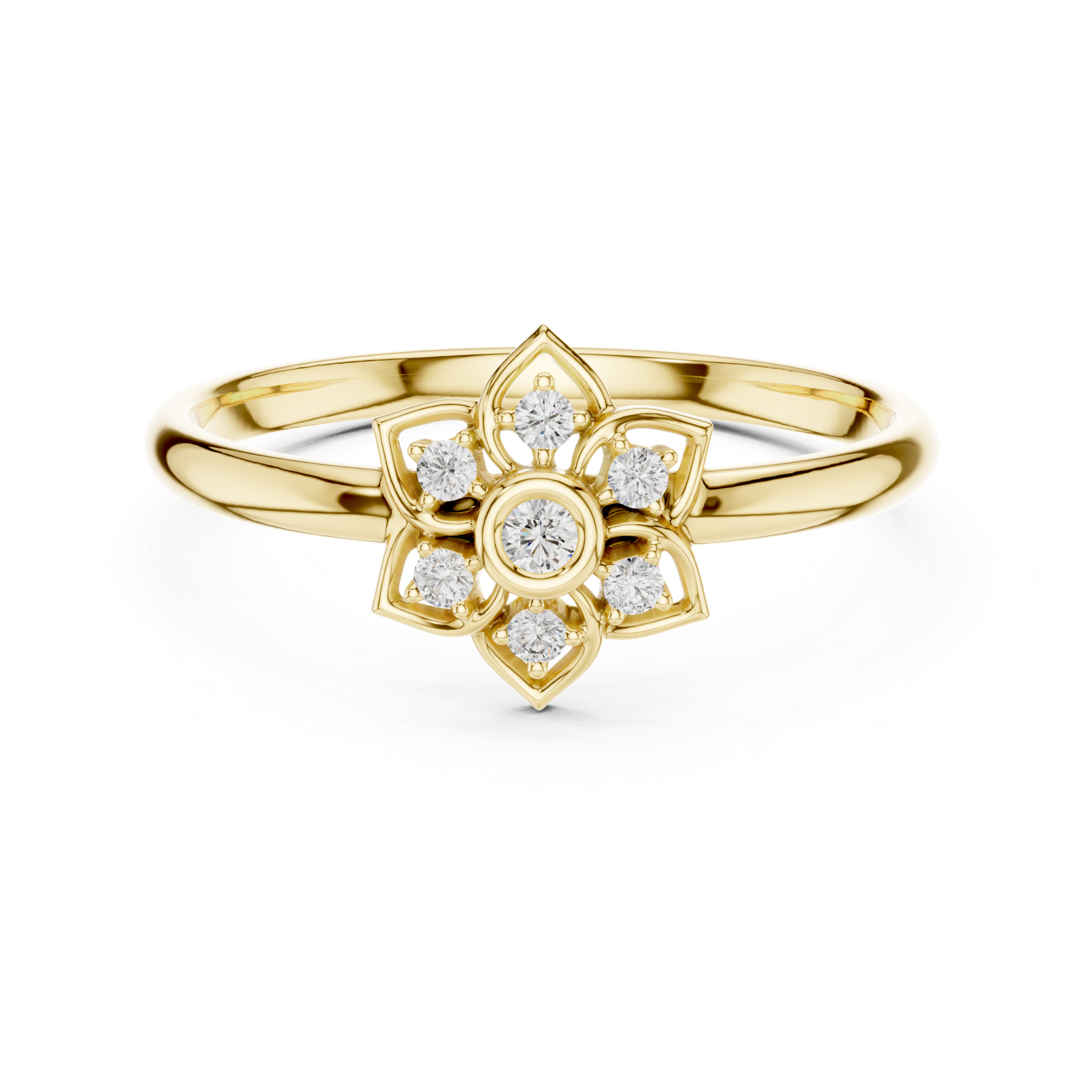 Gold Ring 1 (419), Yellow Gold, view 4