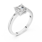 Gold Ring DDLR-1108, White Gold, view 2