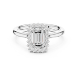 Gold Ring DDLR-700, White Gold, view 4