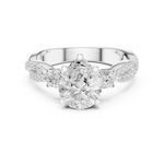 Gold Ring DDLR-1037, White Gold