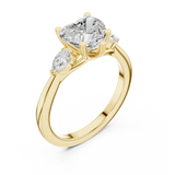 Gold Ring DDLR-270, Yellow Gold, view 2